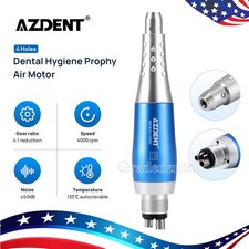 Premium Plus Dental Hygiene Prophy Handpiece Air Motor 4 Holes & 4:1 Nose Cone