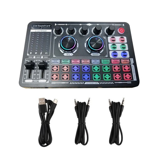 F999 Live Sound Card Professional Recording Equipment For Multiple Application - Photo 3/14