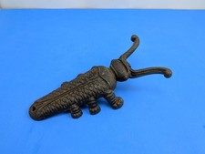 Vintage Cast Iron Bug Beetle Figural Boot Jack Tool Shoe Horn Bootjack Farm