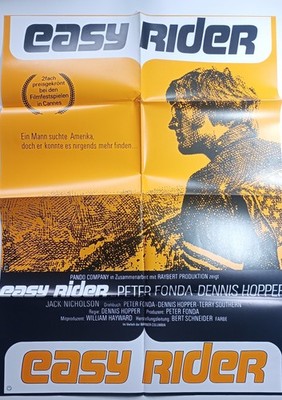 Filmplakat EASY RIDER A1 Kinoposter WA KULT Dennis Hopper Jack Nicholson Fonda
