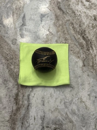 Ken Griffey Jr Autographed Signed OML Black Baseball Rare Auto Tristar COA