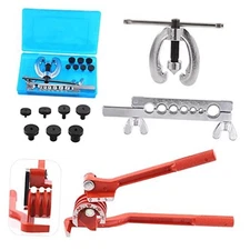  10Pcs Auto Double Flaring Tool Kit and 180 Degree 3 in 1 Tube Bender N1