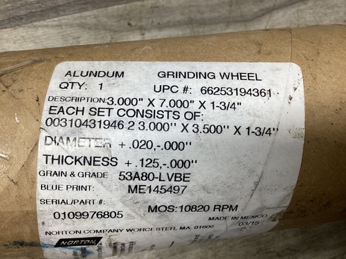 Mola Norton A 53A80-LVBE MOS:10820 giri/min #108N114 - Foto 2 di 2