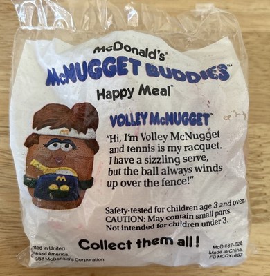 McDonald's McNugget Buddies Volley McNugget 1988 Sealed