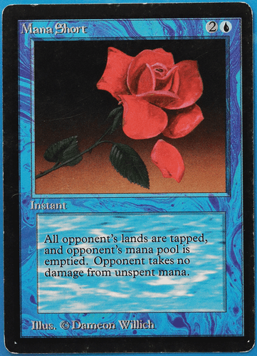 Mana Short Beta PLD Blue Rare MAGIC THE GATHERING MTG CARD (ID# 500763) ABUGames - Picture 1 of 2