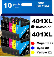 LC401XL Ink Cartridges for Brother Printer Compatible for Brother LC401 Ink Cart