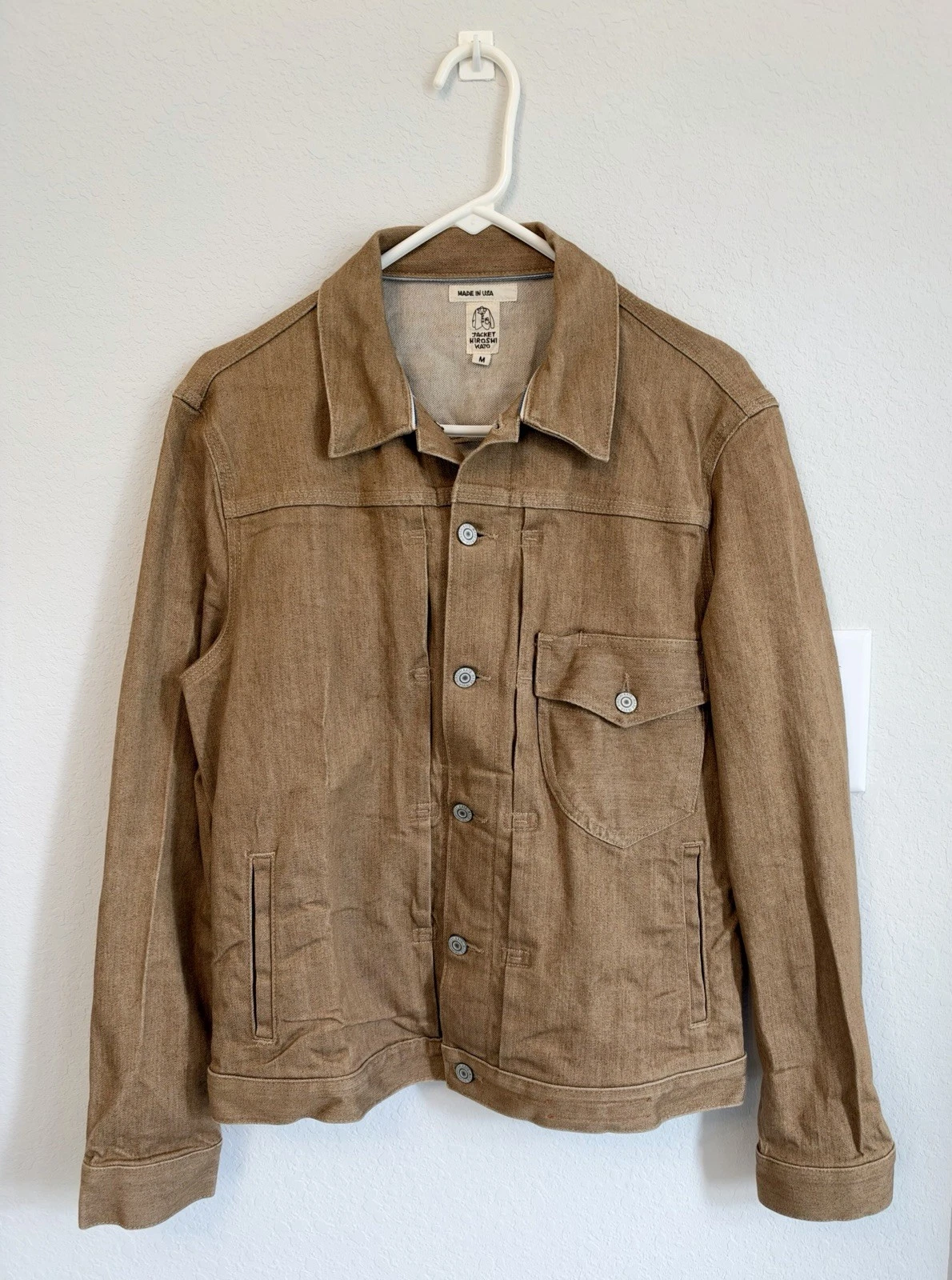 KATO by Hiroshi Kato The Blade Jacket Size M Copper Raw 4-Way Stretch Selvedge image 1
