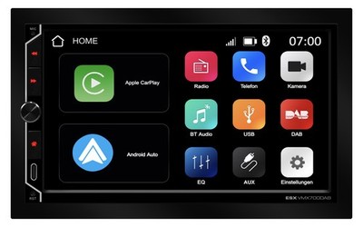 ESX VMX700DAB Autoradio Apple CarPlay & Adroid Auto, USB DAB 7'' Touchscreen