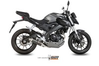 Mivv GP Auspuff Komplettanlage Carbon Passend FüR Yamaha MT-125 2015-2019