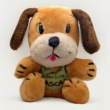 Vintage Dakin San Francisco Dog Plush  Little Rascal    1970s Stuffed Animal