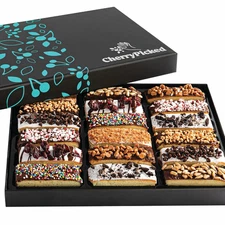 Cherrypicked Christmas Holiday Thanksgiving Chocolate Gift Basket, Dried Fruit a