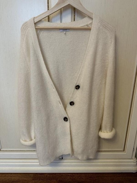 Women Ganni Sweater White 40 / L / 48