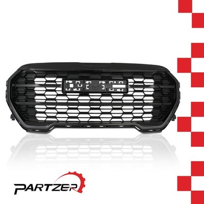 Fit GMC TERRAIN Denali 2022-2023 Upper Grille Gloss Black Grill W/o Parking Hole