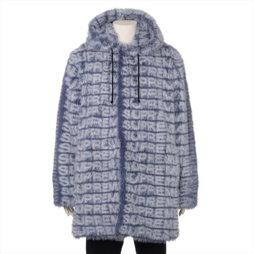 Manteau à capuche suprême en fausse fourrure