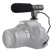Shotgun Condenser mini Microphone for cameras and camcorders- Deco Gear