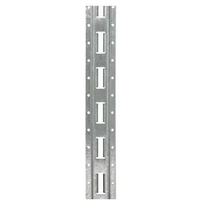 Ancra 40838116000-Gra Vertical E-Track, Galvanized Finish