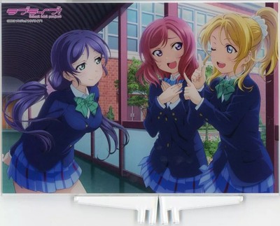 Acrylständer / Acrylplatte Eri & Maki & Nozomi Große Acrylplatte Kujibikido