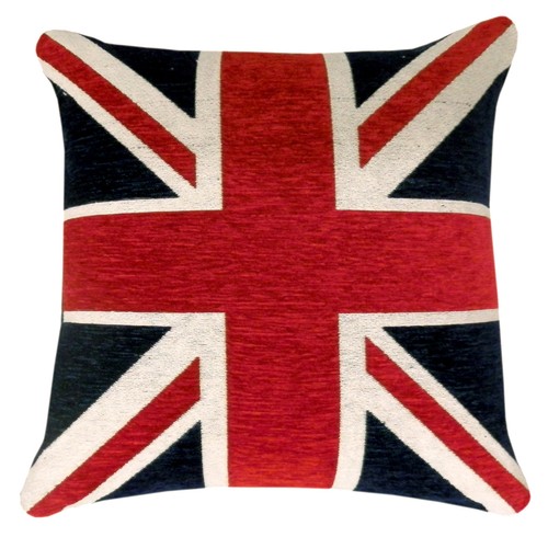 Keep Calm Carry on OR Union Jack Chenille Cushions or Cushion Covers- 18" /45cm - Picture 4 of 4