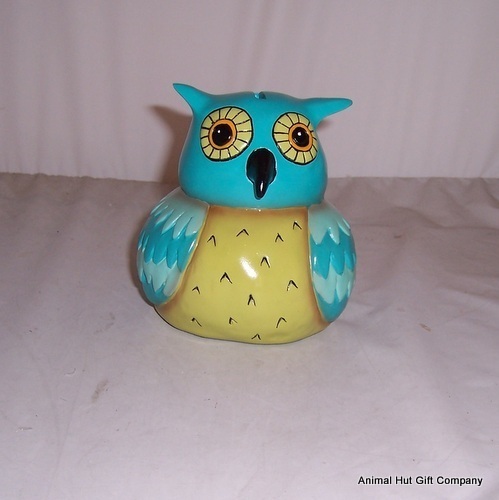 Allen Designs Owl Moneybank - Foto 1 di 1