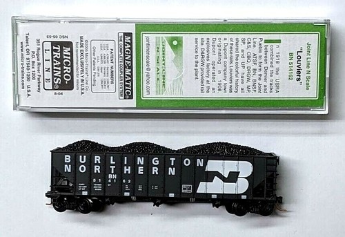 MTL S Micro-Trains 5.53 Special Run Burlington Northern BN 514162 90 toneladas tolva | Zustand: New