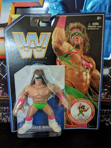 Ultimate Warrior Retro Hasbro - WWE WWF Mattel MOC...