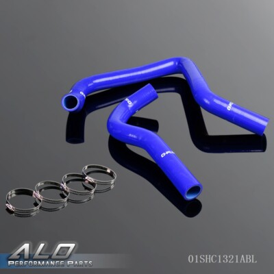 Fit For 94-01 Acura Integra DB6-DC2 DC Blue Silicone Radiator Hose+Clamps Kit