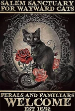 Diamond Art Kits for Adults,5D Halloween Diamond Painting DIY Black Cat Diamond