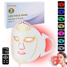360pcs LED Mask Red Light Therapy Mask for Facial Skin Care,7 in1 LED Face Mask