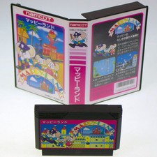MAPPY LAND Famicom Nintendo FC Japan Import namcot Arcade NTSC-J Boxed