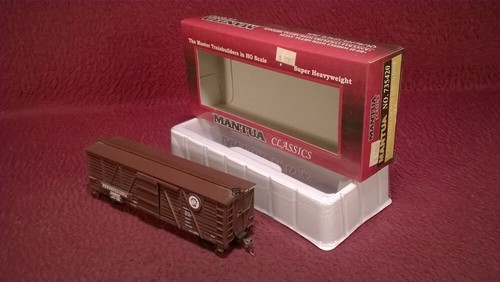 HO MANTUA CLASSICS 735420 PENNSYLVANIA 40' MADERA GANADO STOCK CAR EN CAJA ORIGINAL | Zustand: Used