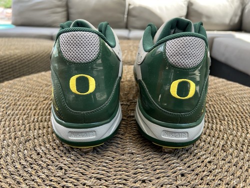 Nike Air Swingman Griffey Metal Baseball Cleats Sz 16 Oregon Ducks DJ Metalf PE - Picture 8 of 13