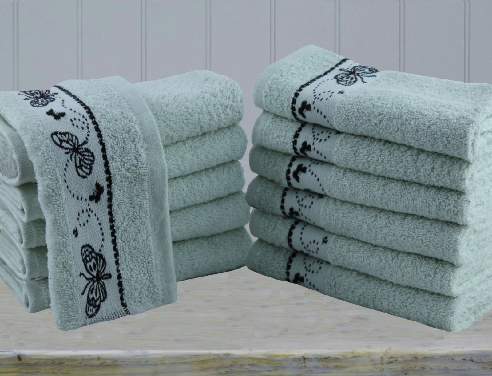 Luxury Supersoft Face Towel 12Pack Easy Care,Fingertip Towels, Face Cloth Towel eBay
