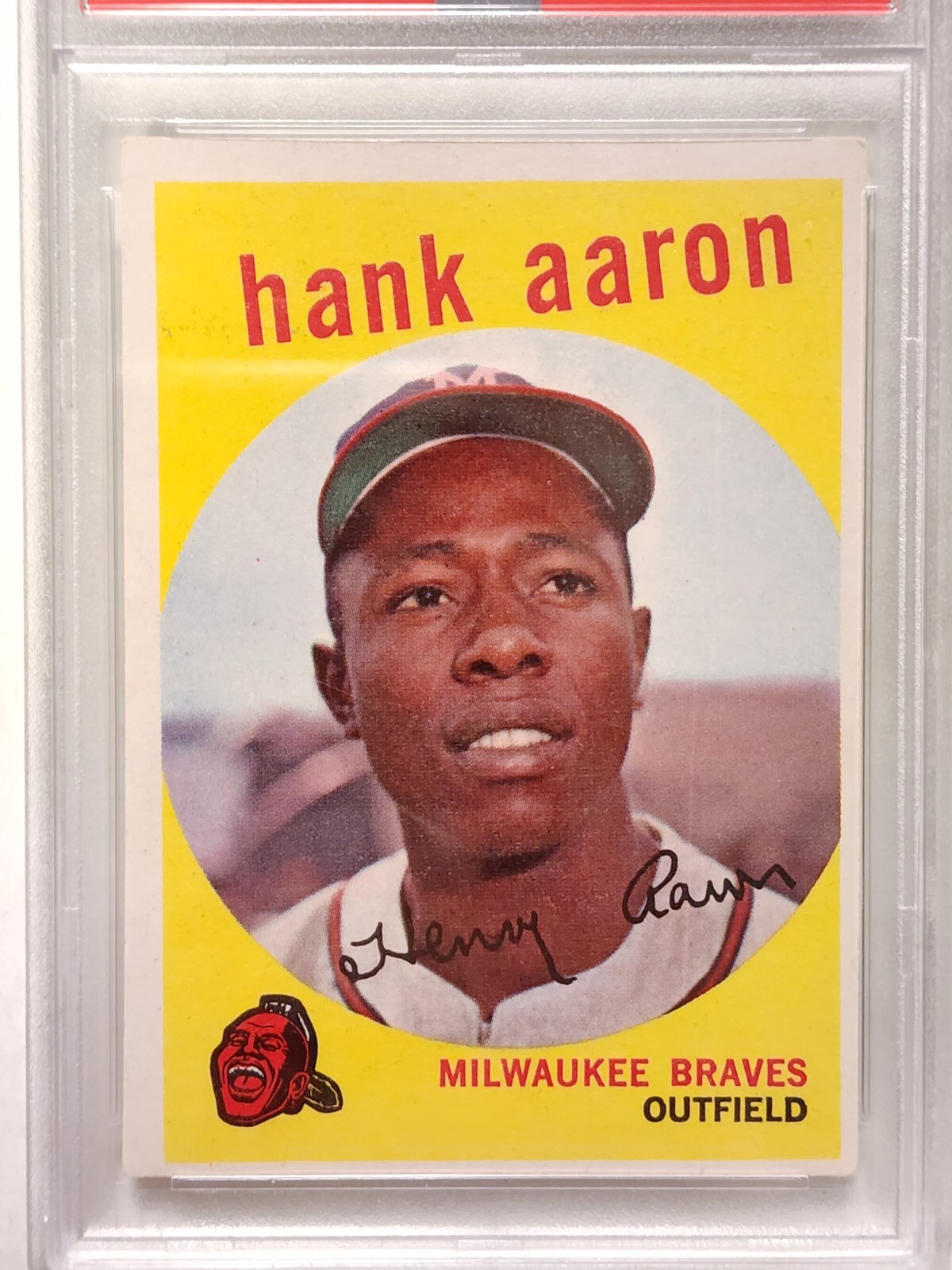1959 TOPPS BASEBALL HANK AARON 380 MILWAUKEE BRAVES BASEBALL CARD PSA VGEX 4.5 eBay