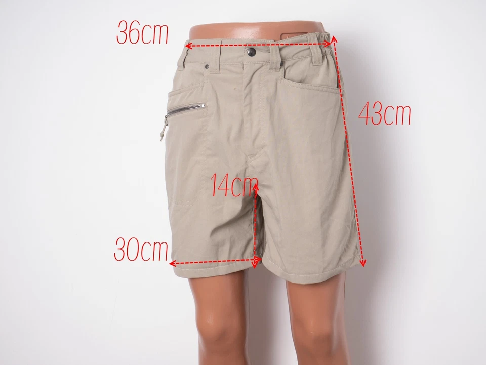 Pantalones Cortos BERGHAUS NYLON Para Hombre Beige Senderismo Montaña Nylon Secado Rápido Talla 30/S  Foto 4 de 4