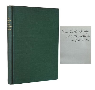1907 Growth of Large Fortunes ~ Signed ~ Economics ~ Wall Street ~ Investments