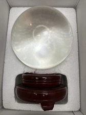 Amlong Crystal Authentic In Box W/stand - 6" (150mm) Crystal Ball - USA Seller!!