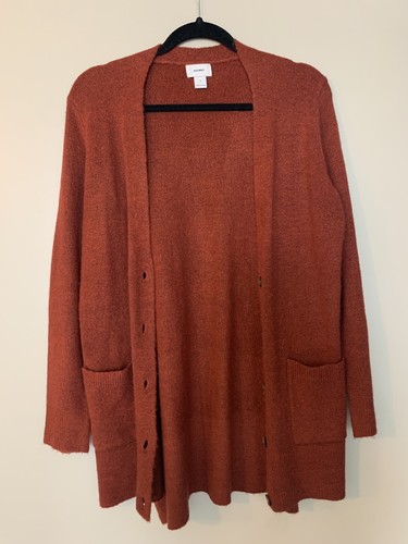 Old Navy Women's Burnt Orange Cardigan 