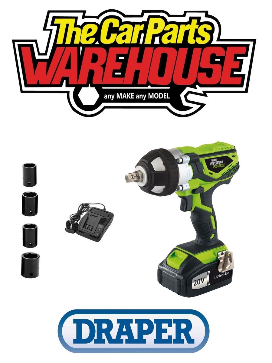 01031 Draper Storm Force 20v Cordless 1/2