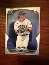 Quinn McDaniel 2023 Bowman Draft Chrome 1st #BDC-136 Giants