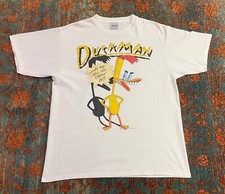 Vintage 1994 Stanley Desantis Duckman T shirt size XL 100% cotton made in USA