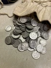 Lot Of 50 Roosevelt Dime - 50 Coins - 90% Silver - Circulated Random Years Avg.