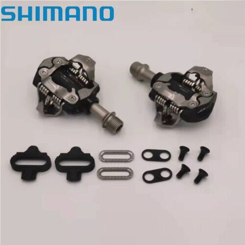 Pedali e tacchetti Shimano Deore XT PD-M8100 SPD MTB XC bici senza clip con SH51 - Foto 13 di 22