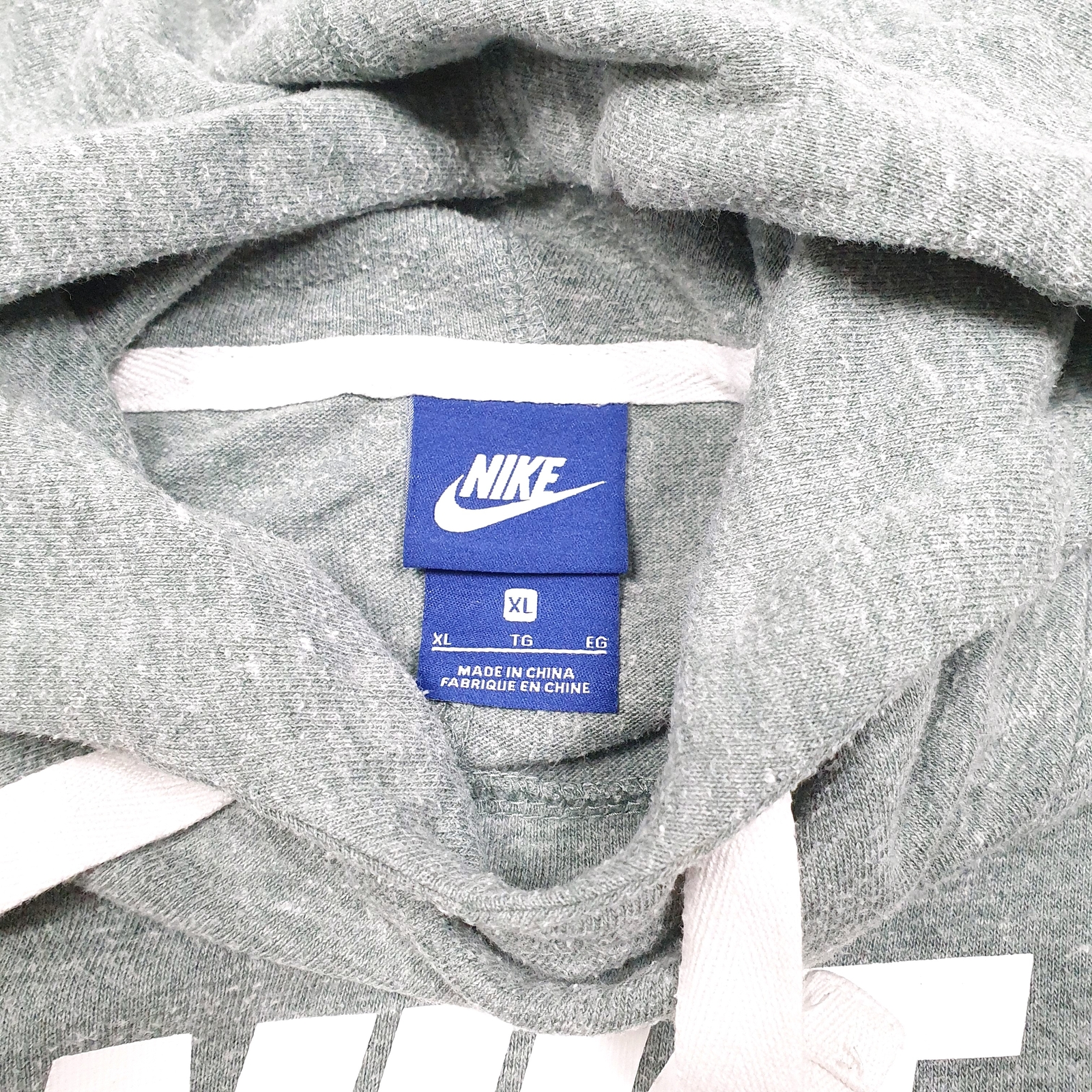 NIKE Hoodie Spellout Jumper Sweatshirt Womens XL image 2