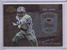 2010 Playoff Contenders Legendary Contenders Gold #7 Barry Sanders 049/100