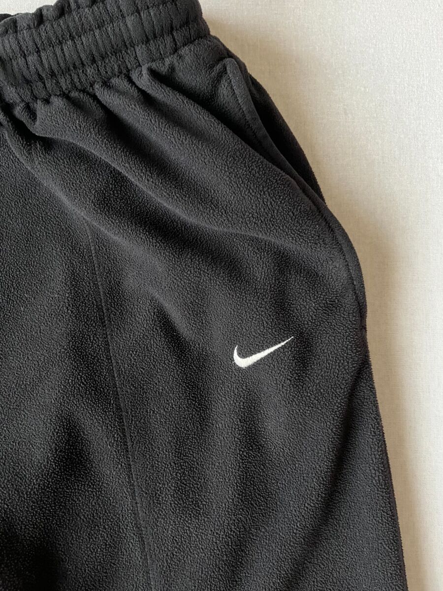 Nike Y2K Silver Tag Mens Size Large Fleece Pants Black GUC Nike Y2K Silver Tag Mens Size Large Fleece Pants Black GUC