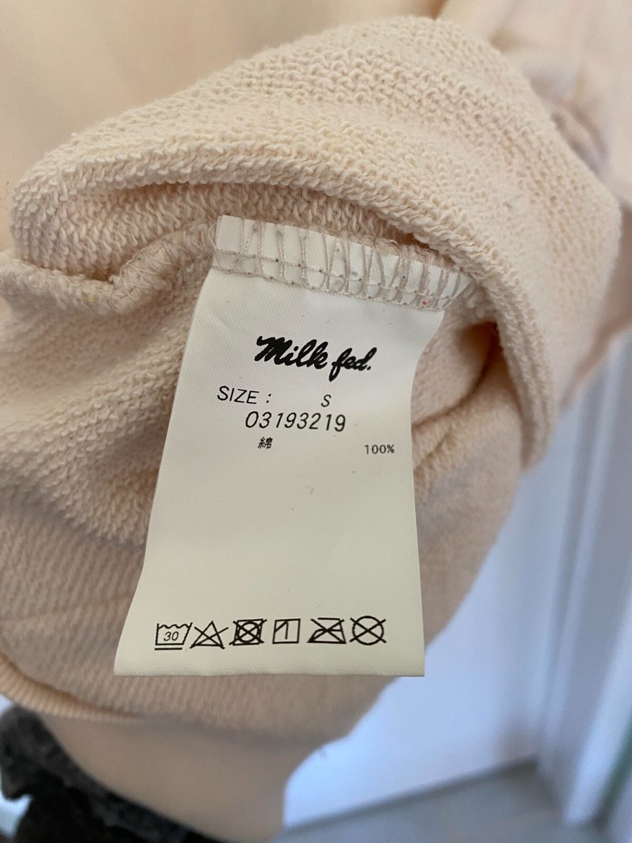 MILKFED Sweatshirt Cream Japan White Size S Pre-owned GREAT