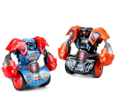 Robo Kombat Tornado Roboter Spielzeug 2er Set rot/orange