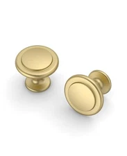 5 Packs 1-1/4 Inch Gold Cabinet Knobs Gold Kitchen Cabinet Knobs Drawer Pulls...