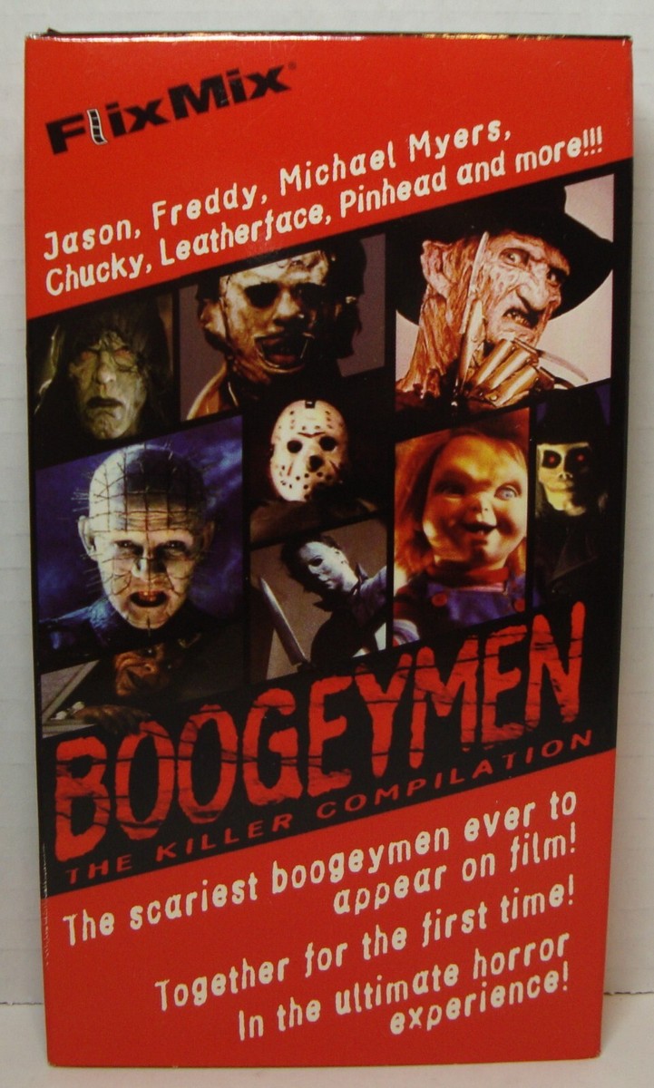 BOOGEYMEN THE KILLER COMPILATION FLIX MIX VHS TAPE HORROR MOVIE | eBay