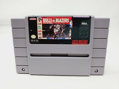 Bulls vs. Blazers (SNES, Super NintendoEntertainment System) Tested Authentic 